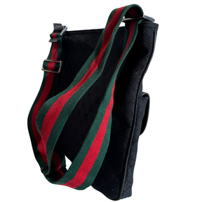 Gucci GG Canvas Web Messenger Bag