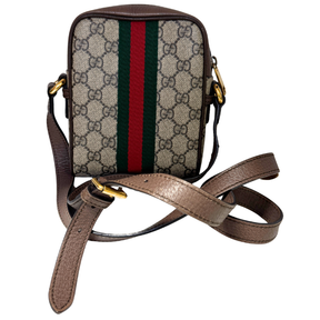 Gucci GG Supreme Monogram Web Ophidia Mini Messenger Bag