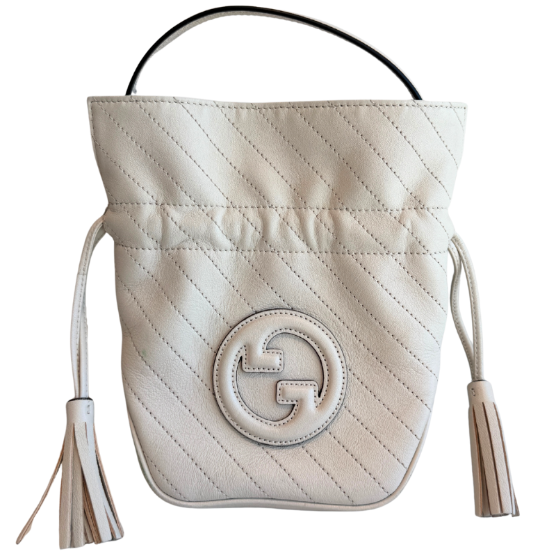 Gucci Stitched Blondie Mini Bucket Bag