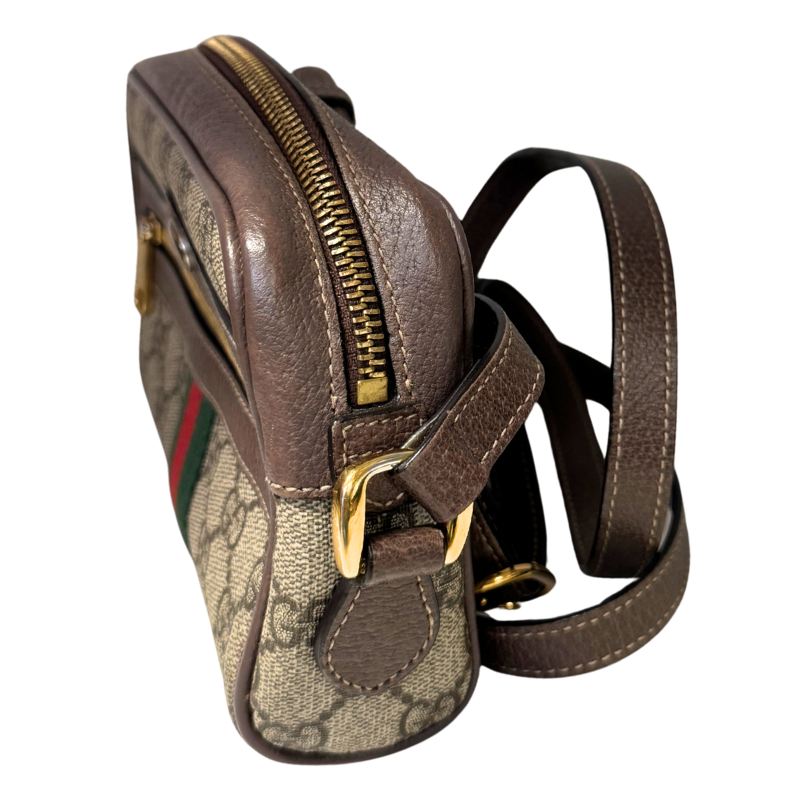 Gucci GG Supreme Monogram Web Ophidia Mini Shoulder Bag
