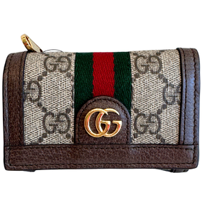 Gucci Supreme GG Ophidia Tri-Fold Mini Wallet