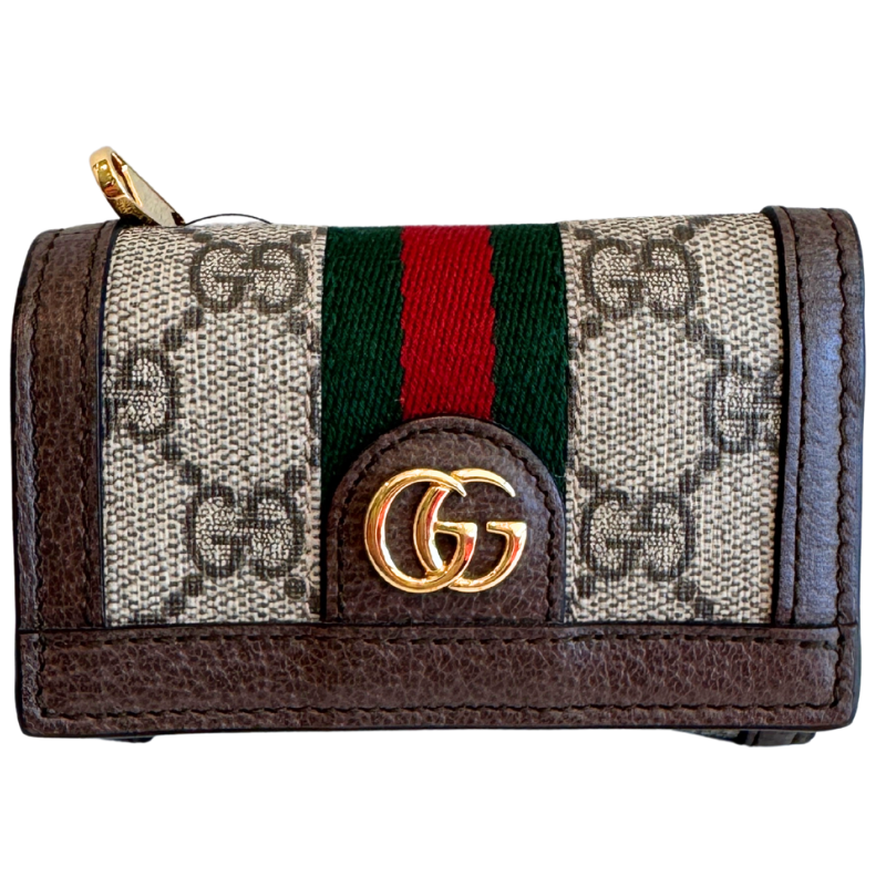 Gucci Supreme GG Ophidia Tri-Fold Mini Wallet