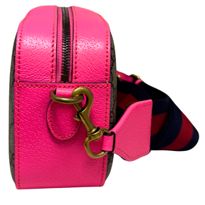 Gucci Supreme GG Web Neon Ophidia Small Crossbody Bag
