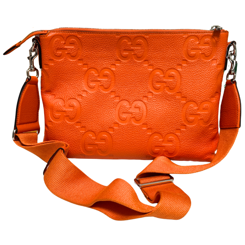 Gucci Jumbo GG Embossed Messenger Bag