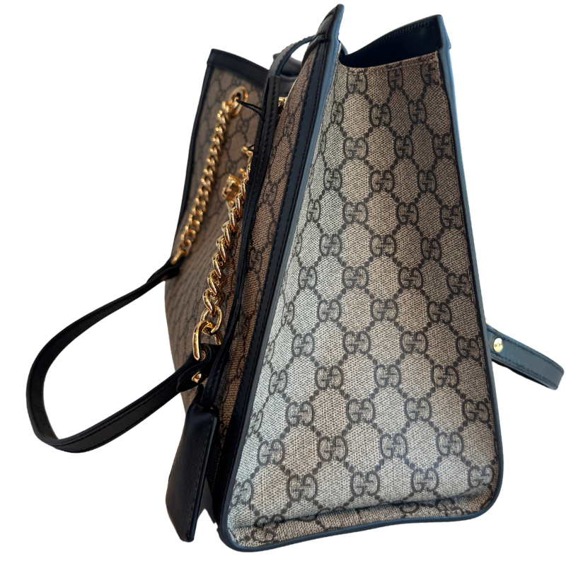 Gucci GG Supreme Padlock Medium Shoulder Bag