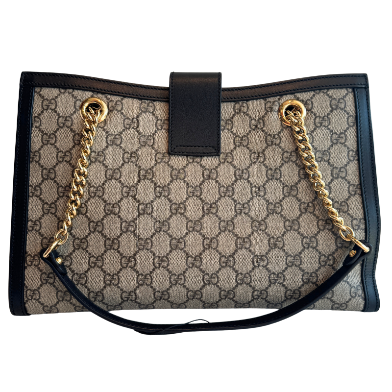 Gucci GG Supreme Padlock Medium Shoulder Bag