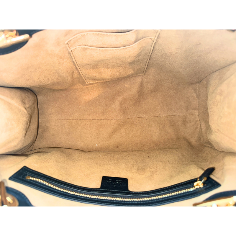 Gucci GG Supreme Padlock Medium Shoulder Bag