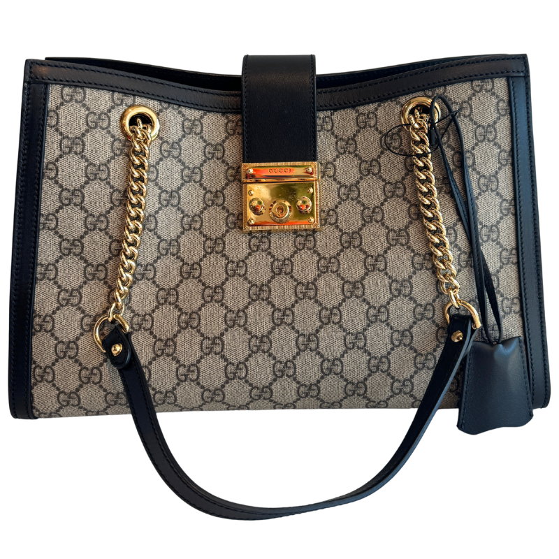 Gucci GG Supreme Padlock Medium Shoulder Bag