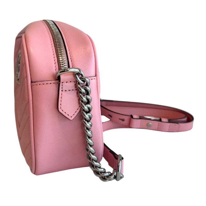 Gucci Matelasse GG Marmont Small Chain Shoulder Bag