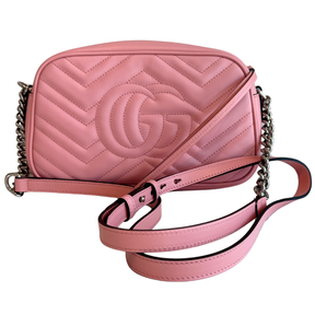 Gucci Matelasse GG Marmont Small Chain Shoulder Bag