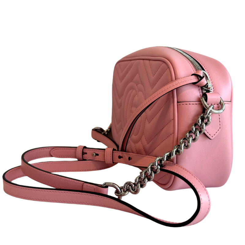 Gucci Matelasse GG Marmont Small Chain Shoulder Bag