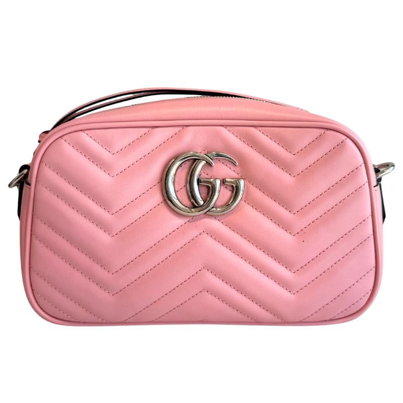Gucci Matelasse GG Marmont Small Chain Shoulder Bag