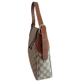 Gucci GG Supreme Emblem Medium Shoulder Bag