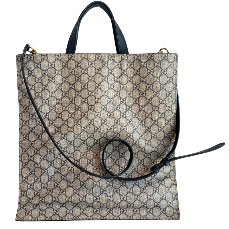 Gucci GG Supreme Kingsnake Soft Vertical Tote