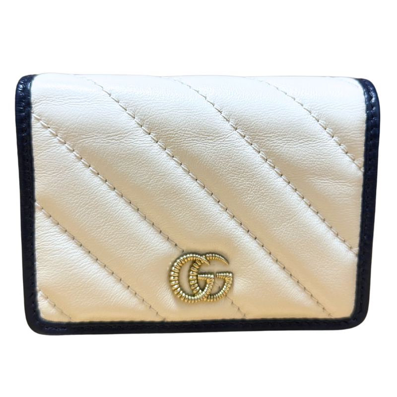 Gucci GG Marmont Matelasse Card Case Wallet