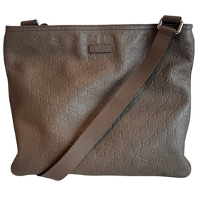Gucci Guccissima Signature Messenger Bag