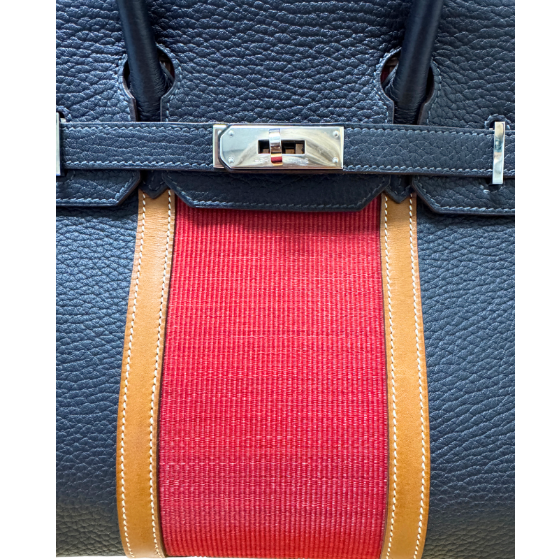 Hermes Fjord Barenia Crinoline Club Birkin 30 (2013)