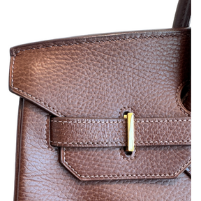 Hermes Birkin 35 Chocolate Brown Togo Leather 2002