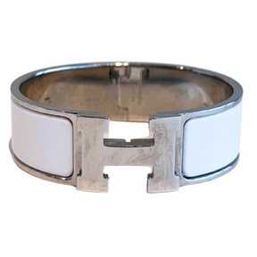 Hermes Enamel Clic Clac H Bangle Bracelet