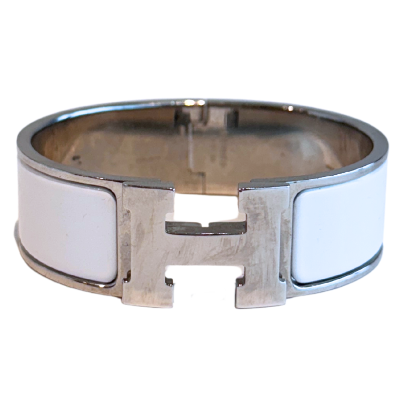 Hermes Enamel Clic Clac H Bangle Bracelet