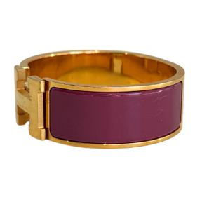 Hermes Enamel Clic Clac H Bangle Bracelet