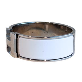 Hermes Enamel Clic Clac H Bangle Bracelet