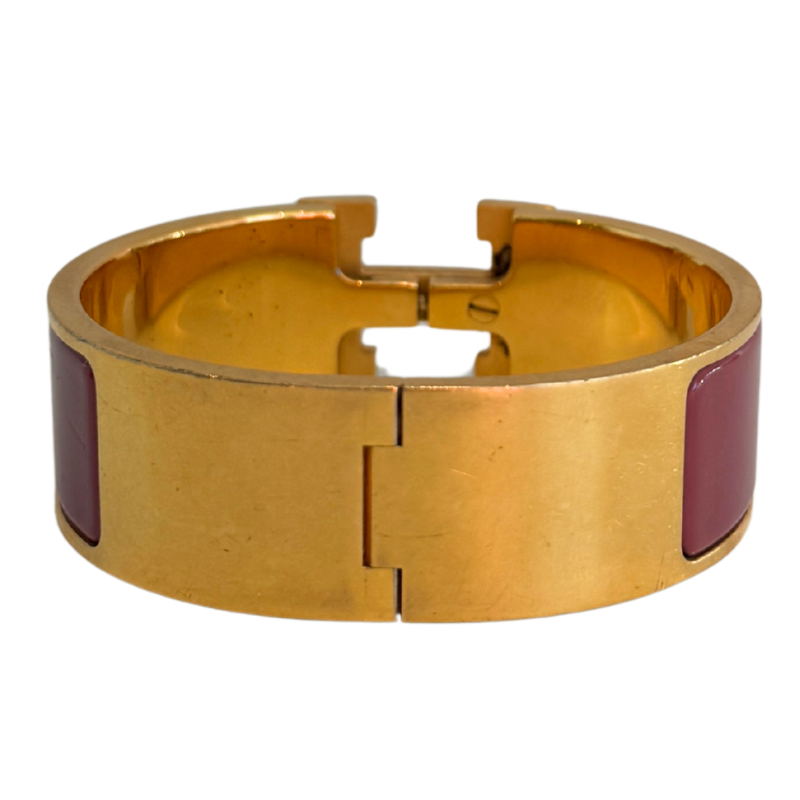 Hermes Enamel Clic Clac H Bangle Bracelet