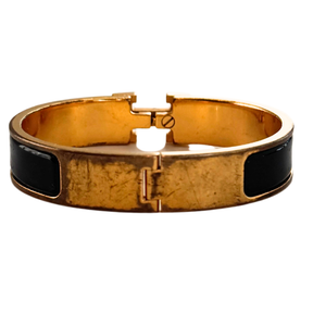 Hermes Enamel Clic Clac H Bangle Bracelet