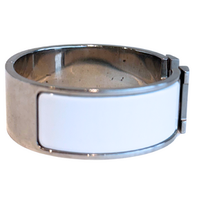 Hermes Enamel Clic Clac H Bangle Bracelet