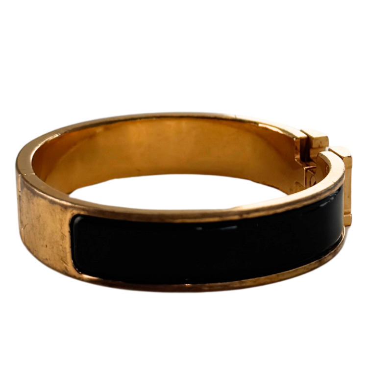 Hermes Enamel Clic Clac H Bangle Bracelet