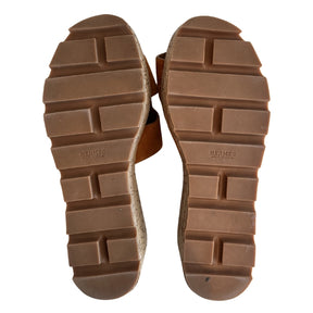 Hermes Eze 30 Suede Sandal