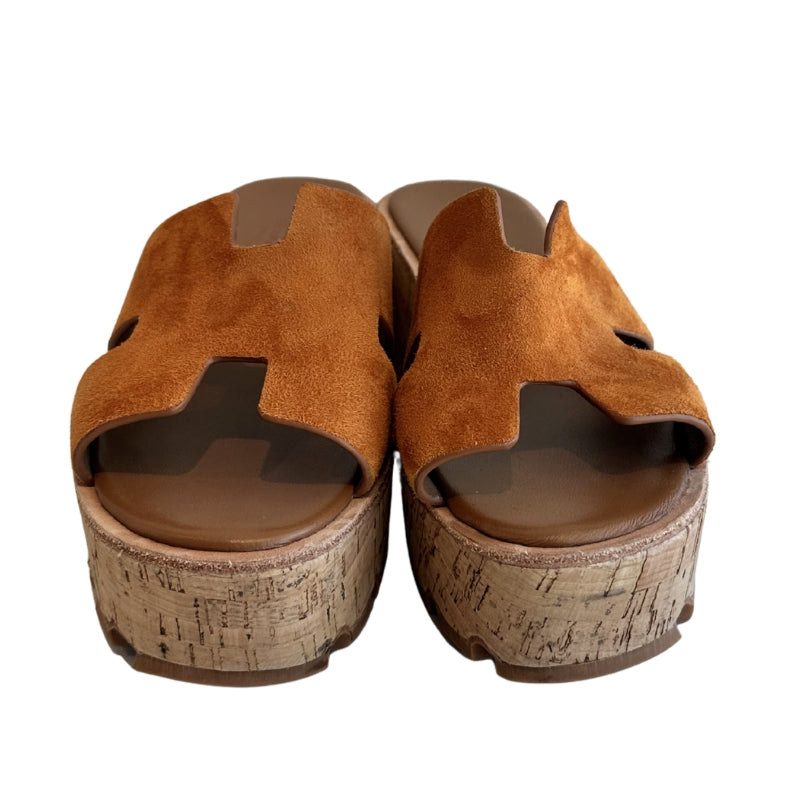 Hermes Eze 30 Suede Sandal