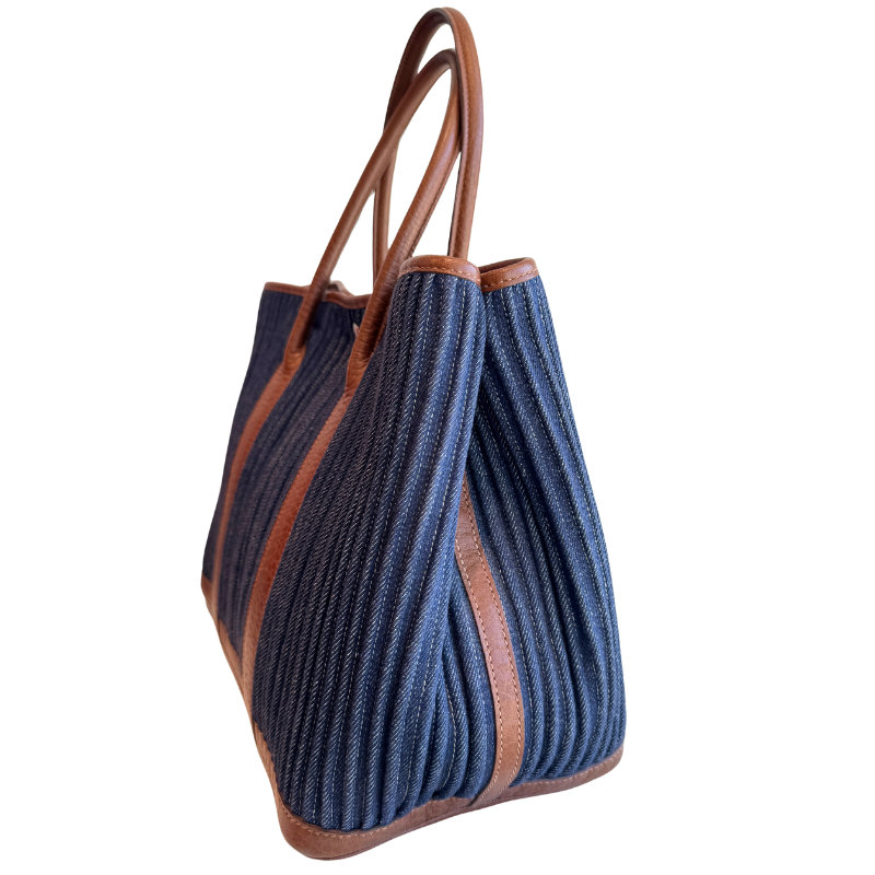 Hermes Denim Garden Party Tote