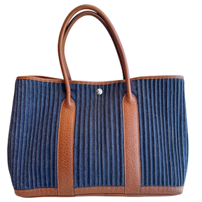 Hermes Denim Garden Party Tote