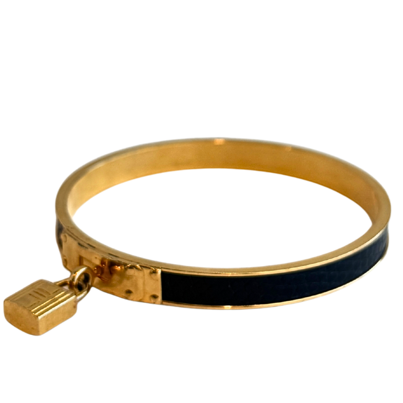 Hermes Kelly Cadena Lock Bangle Bracelet