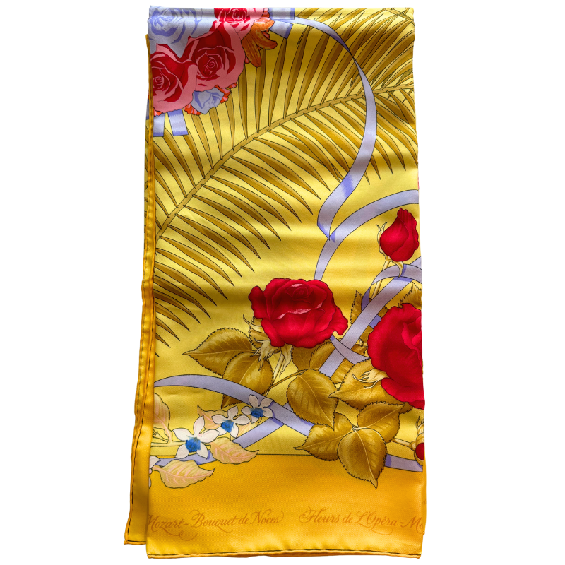 Hermes Fleurs de L'Opera Silk Scarf