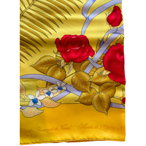 Hermes Fleurs de L'Opera Silk Scarf