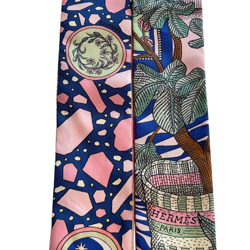 Hermes Silk Twilly Scarf