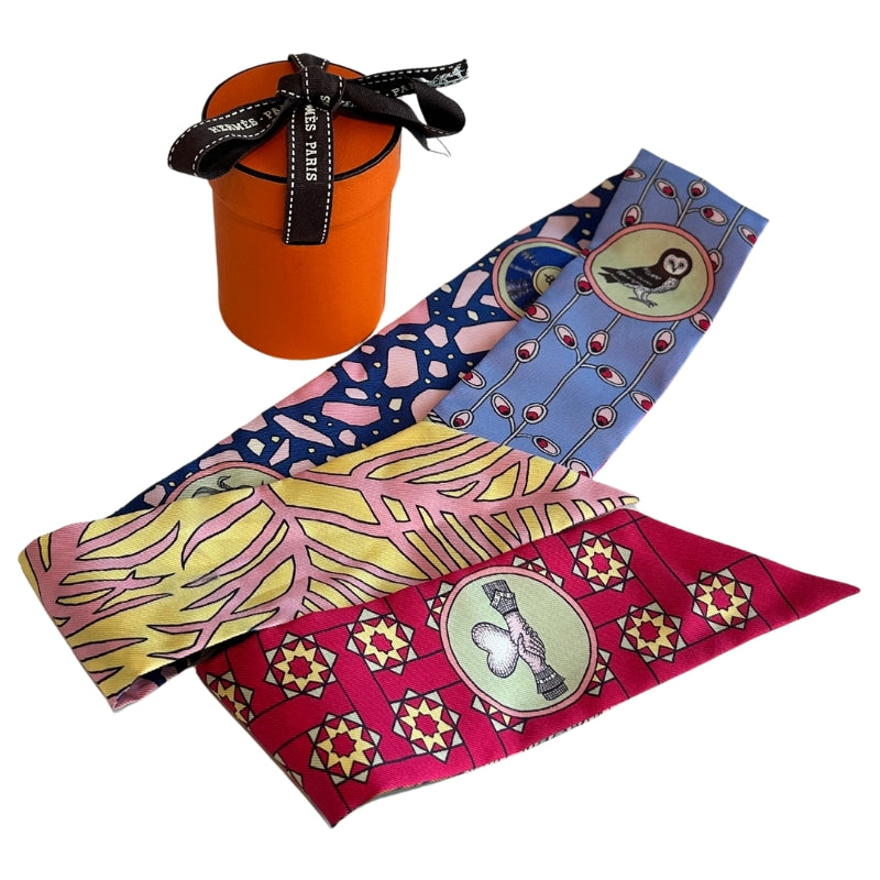 Hermes Silk Twilly Scarf