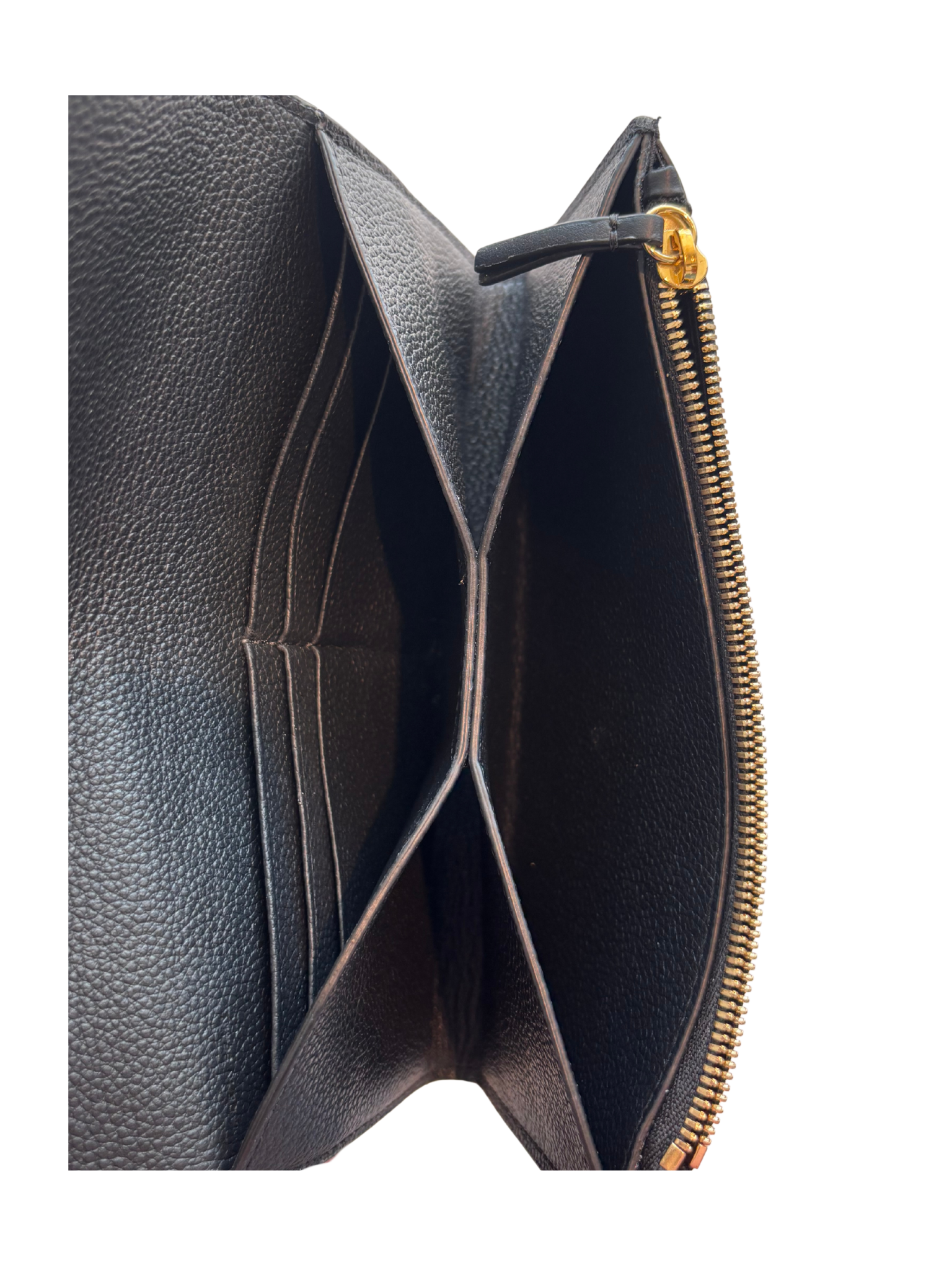 Polene Grain Calf Leather Sierra Wallet