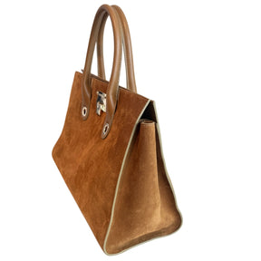 Jimmy Choo Suede Riley Handle Bag
