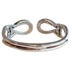 John Hardy Sterling Silver Asli Classic Chain Link Hinged Cuff