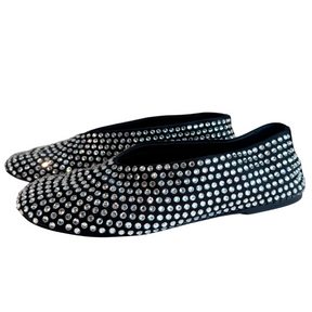 Khaite Marcy Crystal-Embellished Ballerina Flats