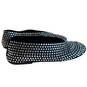 Khaite Marcy Crystal-Embellished Ballerina Flats