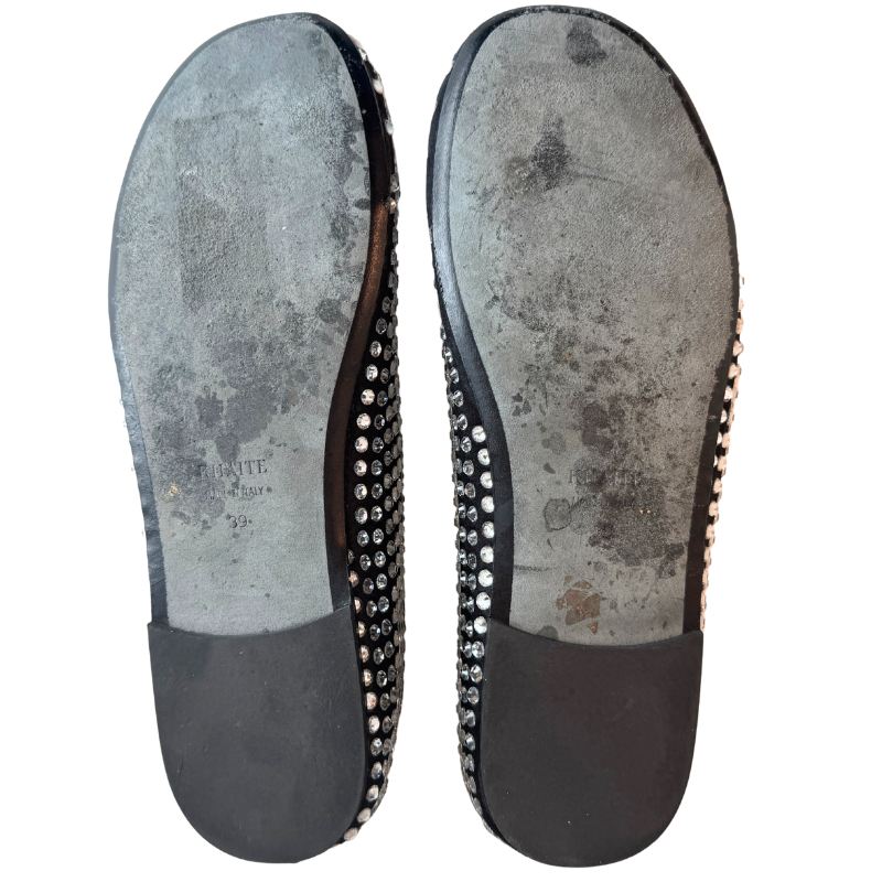 Khaite Marcy Crystal-Embellished Ballerina Flats