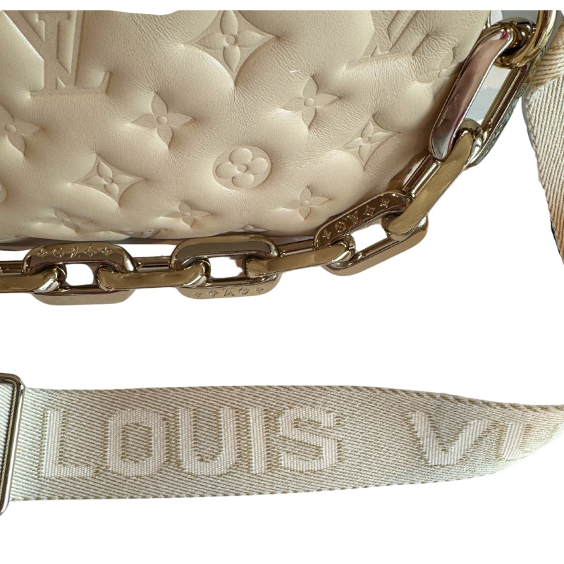 Louis Vuitton Monogram Leather Coussin MM