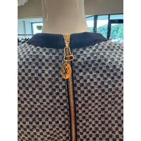 Louis Vuitton Denim Shift Mini Dress