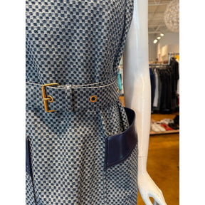Louis Vuitton Denim Shift Mini Dress