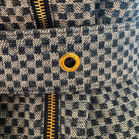 Louis Vuitton Denim Shift Mini Dress