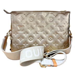 Louis Vuitton Empreinte Monogram Metallic Gold Coussin MM